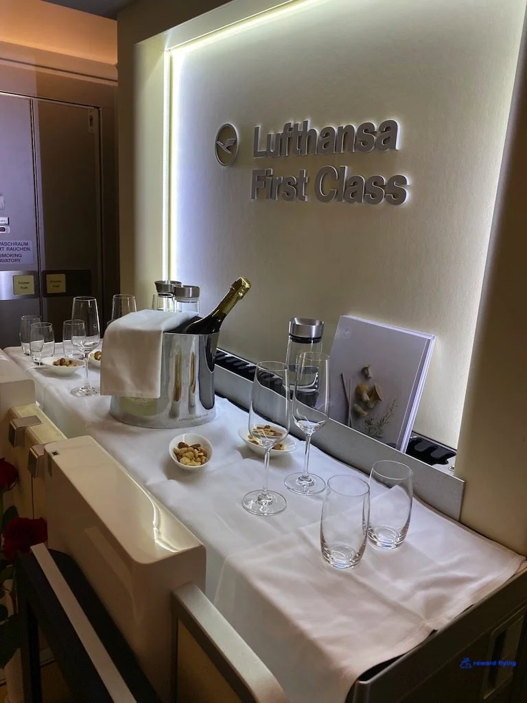 Lufthansa A340-600 First Class ORD-MUC — Reward Flying